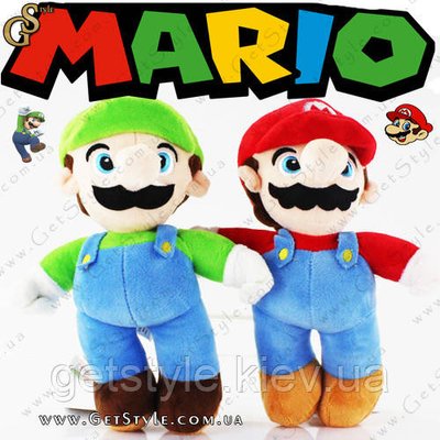 Плюшеві іграшки Маріо і Луїджі - 2 шт 2809 фото