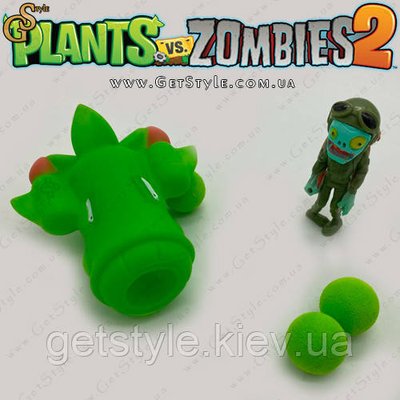 Ігровий набір фігурка Зомбі та стрілялка Aspiragus Plants vs Zombies 3418 фото