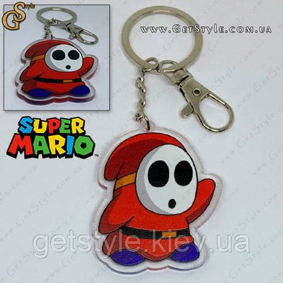 Брелок акриловий Shy Guy Super Mario у подарунковому пакованні 3368 фото