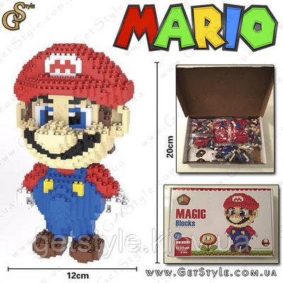 Конструктор Маріо - "Mario Blocks" - 20 х 12 см БЕЗ УПАКОВКИ 2198-1 фото