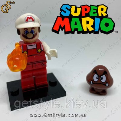 Фігурка конструктор Маріо двостороння Mario 5 х 3 см 3057-8 фото