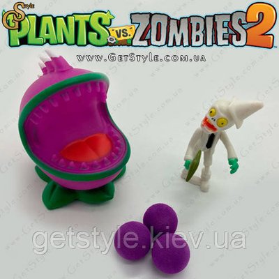 Игровой набор фигурка Зомби и стрелялка Chomper Plants vs Zombies 3415 фото