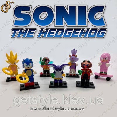 Набір фігурок Сонек Sonic Hedgehog 7 шт. 3428-1 фото