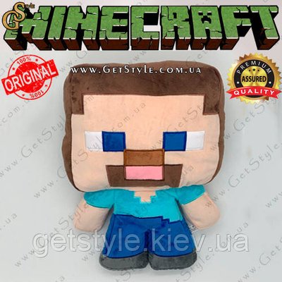 Іграшка-подушка Стів Minecraft - "Steve Pillow" - 40 х 27 см 3026 фото