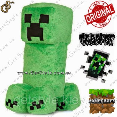 Плюшевий Крипер з Minecraft Creeper 28 см 2564-1 фото