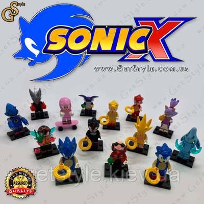 Набір фігурок Сонек Sonic Hedgehog 14 шт. 3428 фото