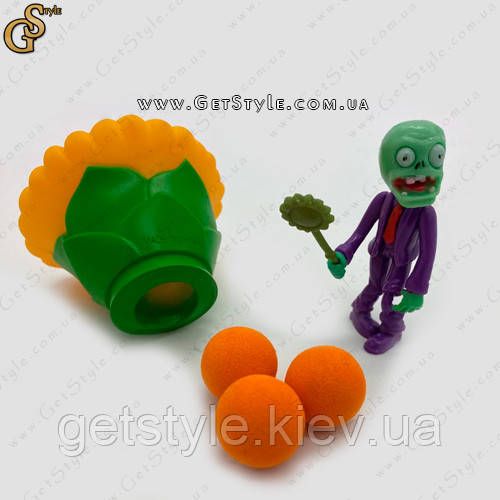 Ігровий набір фігурка Зомбі та стрілялка Sunflower Plants vs Zombies 3423 фото
