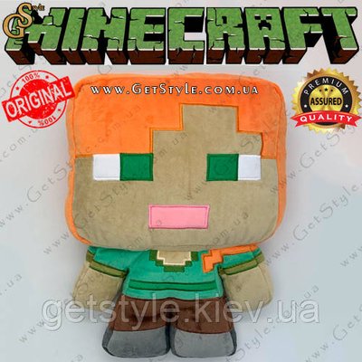 Іграшка-подушка Алекс Minecraft - "Alex" - 40 х 27 см 3027 фото