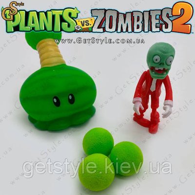 Ігровий набір фігурка Зомбі та стрілялка Melon-pult Plants vs Zombies 3427 фото