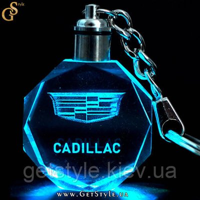 Светящийся брелок Cadillac Keychain подарочная упаковка 3720 фото
