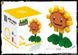 (Погнута коробка) Конструктор Соняшник Sunflower 250 блоків 2791-11 фото 5