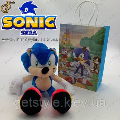 Іграшка Соник - "Sonic Plush" з фірмовим пакетом 1293-22 фото