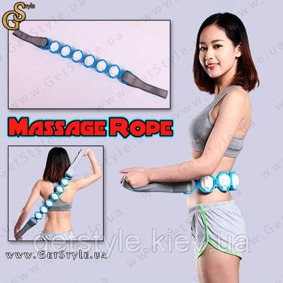 Роликовий масажер стрічка Massage Rope 6 куль 3730 фото