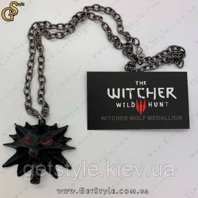 Медальон Геральта The Witcher 3 с мешочком и биркой 1722-1 фото