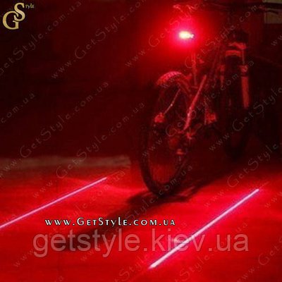 Лазерна фара для велосипеда — "Laser Tail" + 2 батарейки! 1211 фото