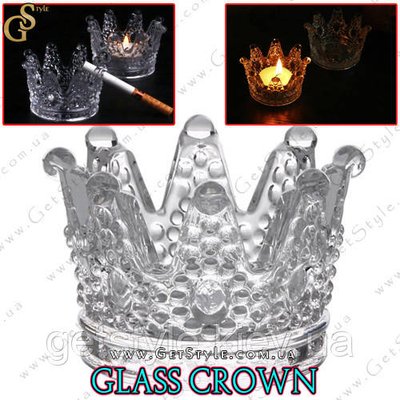 Скляна корона Glass Crown 2 шт. 2780 фото