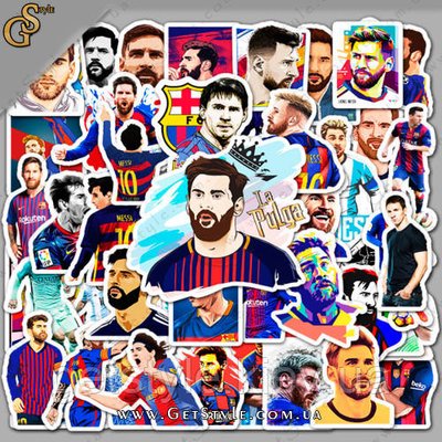 Набір наклейок Мессі Messi 50 шт. 1072 фото