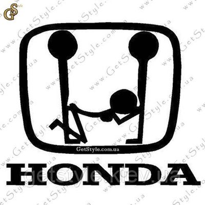 Наклейка "Sexy Honda" 2007 фото