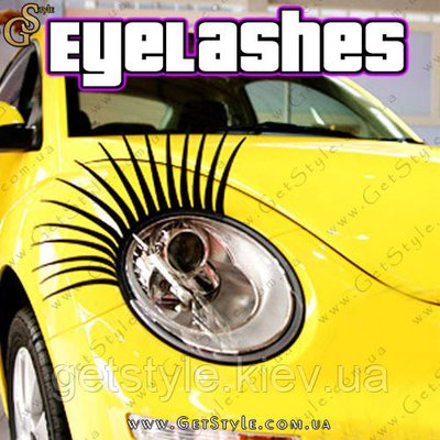 Вії на фари автомобіля - "Eyelashes" - 2 шт 1152 фото