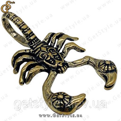 Брелок вінтажний Скорпіоном Scorpion подарункове паковання 3693 фото