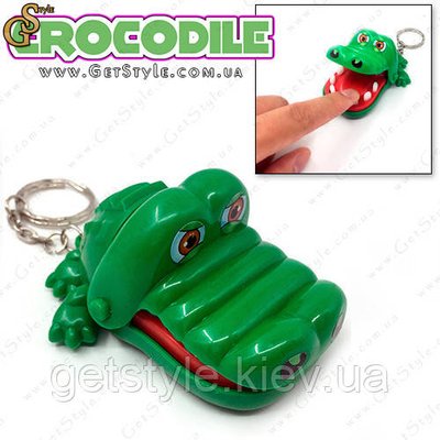 Брелок Крокодильчик Crocodile подарункове паковання 3333 фото