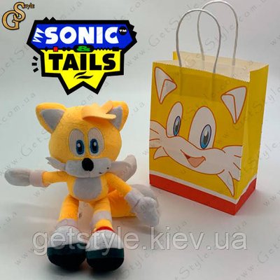 М'яка іграшка Тейлз з Sonic - "Tails" - 27 см з фірмовим пакетом 2123-2 фото