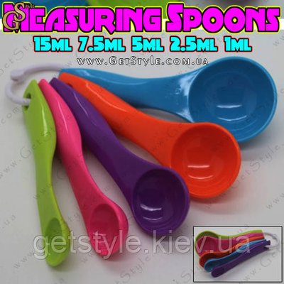 Набір мірних ложок Measuring Spoons 5 шт. 2639 фото
