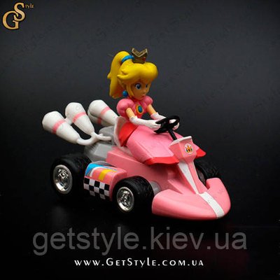 Іграшка машинка Принцеса Піч — "Princess Peach Car" — 12.5 х 7.5 см 1090 фото