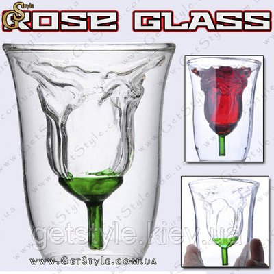 Стакан с формой розы - "Rose Glass" 2232 фото