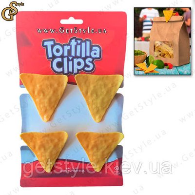 Затискачі для пакетів Чипси Tortilla Clips 4 шт. 3696 фото