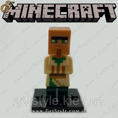 Конструктор фигурка Житель Майнкрафт Villager Minecraft 4.5 см 3639 фото