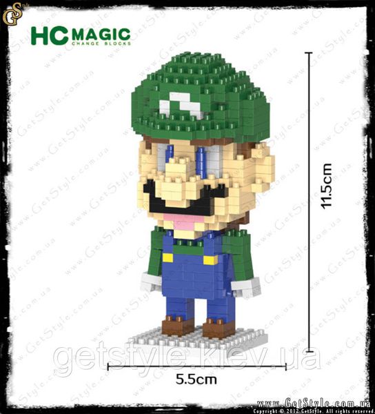 Конструктор Луїджі - "Luigi" - 11.5 х 5.5 см 2912-2 фото