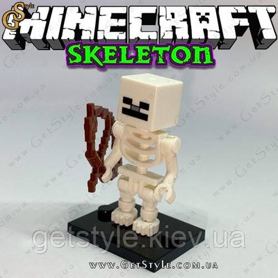 Фігурка Скелет Майнкрафт Minecraft Skeleton 4.5 см 4002 фото