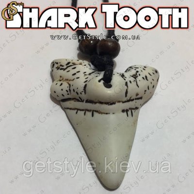 Акриловый Зуб Акулы - "Shark Tooth" - оберег защиты! 1727-1 фото