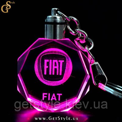 Светящийся брелок Fiat Keychain подарочная упаковка 3718 фото