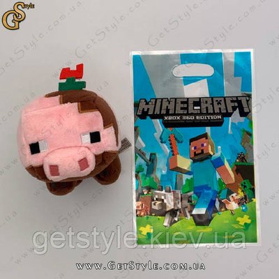 Іграшка Брудна свиня Minecraft - "Muddy Pig" - 17 см 3037 фото