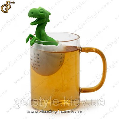 Заварник для чаю Динозавр Dinosaur з підставкою 3518 фото