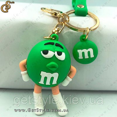 Брелок M&M's Keychain зелений у подарунковому пакованні 3454-1 фото