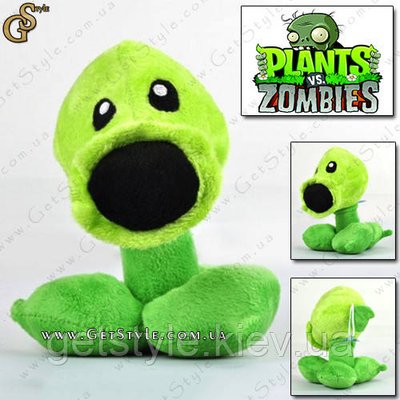 Іграшка Горохострел з Plants vs Zombies Peashooter 18 см 1658 фото