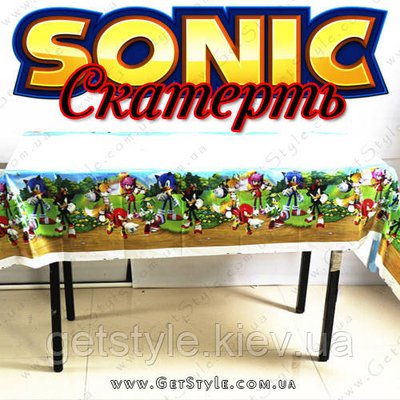 Скатертина Соник - "Sonic Tablecloth" - 180 х 105 см 2963 фото