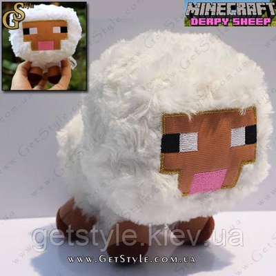 Плюшева овечка з гри Майнкрафт - "Minecraft Sheep" - 16 х 12 см 1539 фото