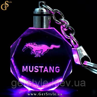 Светящийся брелок Mustang Keychain подарочная упаковка 3724 фото