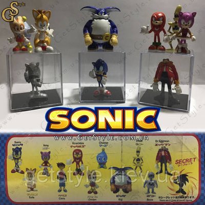 Набір фігурок Соник X на підставці - "Sonic X" - 12 шт. 2488 фото
