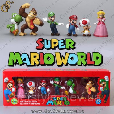 Набір фігурок Маріо - "Mario Box" - Оригінальна упаковка 2241 фото