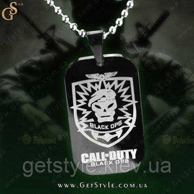 Армійський жетон з титанової стали - "Call of Duty" 1166-3 фото