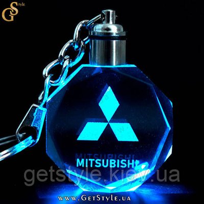 Светящийся брелок Mitsubishi Keychain подарочная упаковка 3722 фото