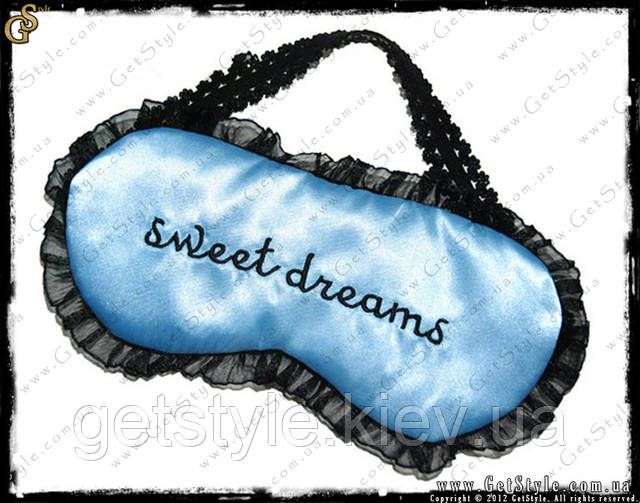 Маска для сну - "Sweet Dreams" - 100% Сатин 1132-7 фото