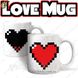Чашка Love Mug чим гаряча вода тим яскравіше серце 1033 фото 1