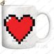 Чашка Love Mug чим гаряча вода тим яскравіше серце 1033 фото 2