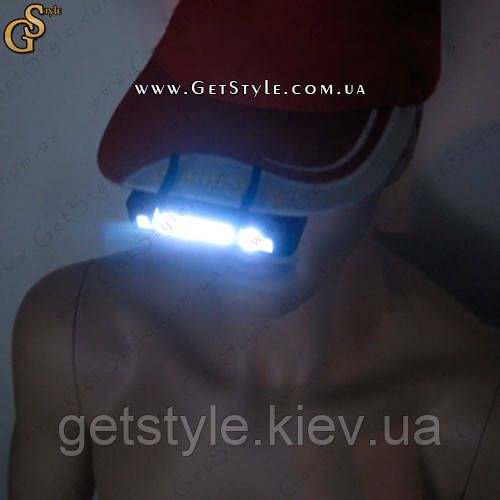 Ліхтарик на кепку Headlight 11 світлодіодів із батарейками 3132 фото